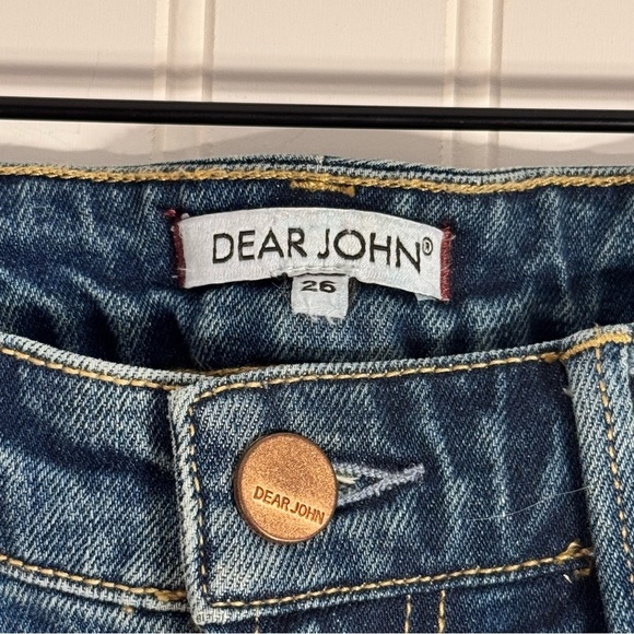 Dear John Distressed High-Waisted Bootcut Medium Wash Women’s Denim Jeans Sz 26 - Picture 10 of 15